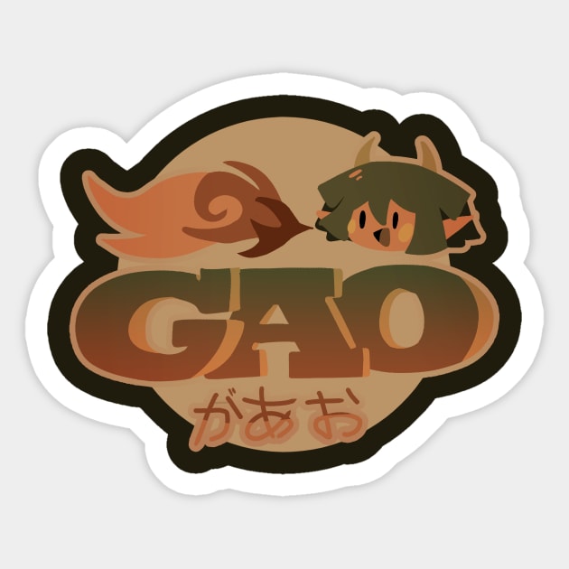 Gao Sticker by Omnidraconia